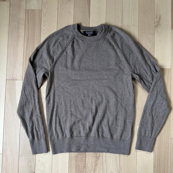 Banana Republic 100% Merino Wool Sweater – Tan Italian Yarn Size S - Picture 2 of 8